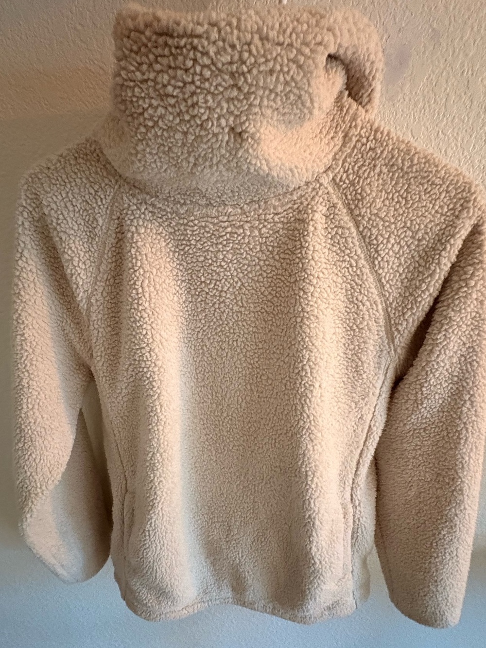 Burton Cream Sherpa Hoodie Pullover